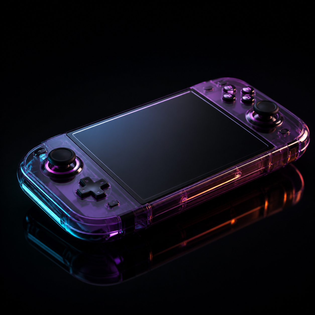Translucent violet handheld device